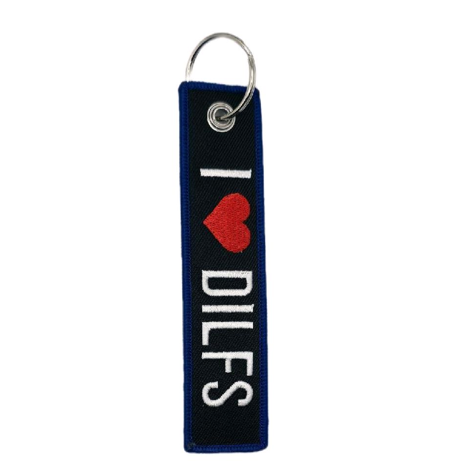 I Heart Dilfs KeyTag keychain Color - Blue